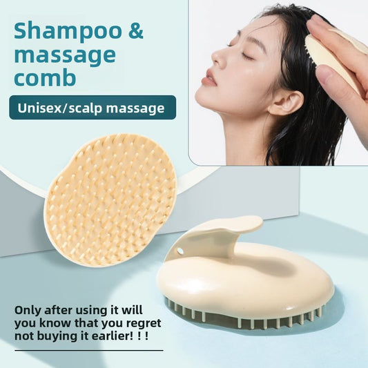 Silicone Scalp Massager Shampoo Brush